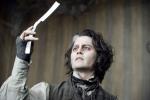 Johnny Depp contemplates his handiwork