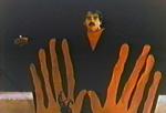 I bet this guy has a hand turkey his daughter made him in his office.