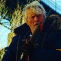 Rutget Hauer is the Hobo, in Hobo With a Shotgun