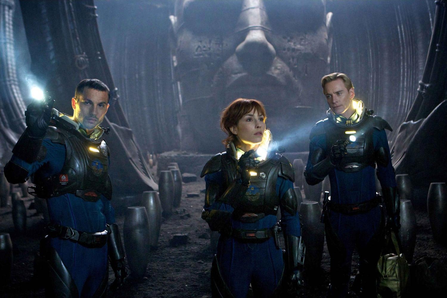 Logan Marshall-Green, Noomi Rapace, Michael Fassbender, Prometheus