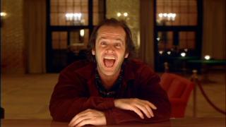 Jack Nicholdson in "The Shining"