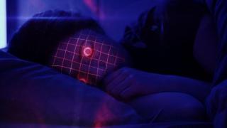 A character sleeps in the facility during "Let's Be Evil"