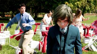 Owen Atlas as the evil stepson in Little Evil