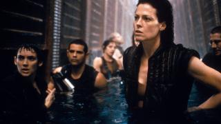 Sigourney Weaver prepares for battle in Alien: Resurrection 