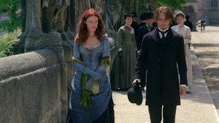 Johnny Depp and Heather Graham in From Hell