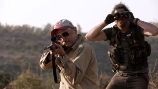 Michael Gross and Jamie Kennedy in Tremors 5
