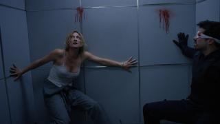 Zoe Bell and Adam Huss in a scene from Paradox 